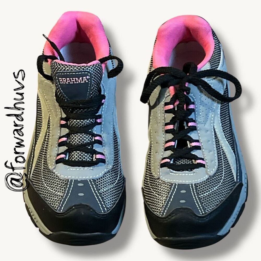 Brahma Black Pink Steel Toe Athletic Shoes Women’s 7.5